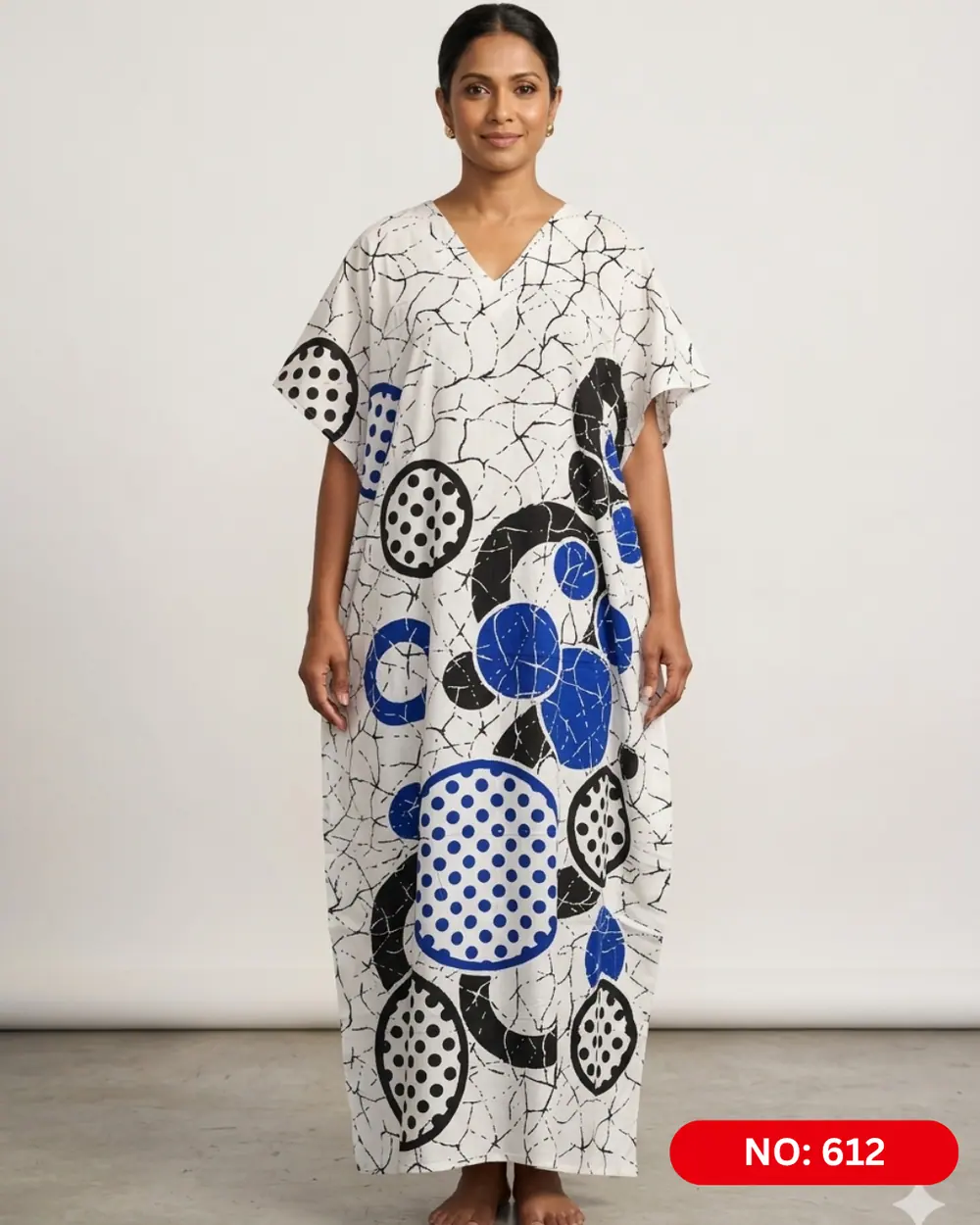 Bathik & Cotton Kaftan (NO.612) - MYNi Fashion Sri Lanka